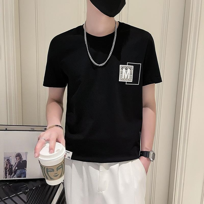 Korean Men Lifestyle - Trendy Men Short Sleeve Top Summer