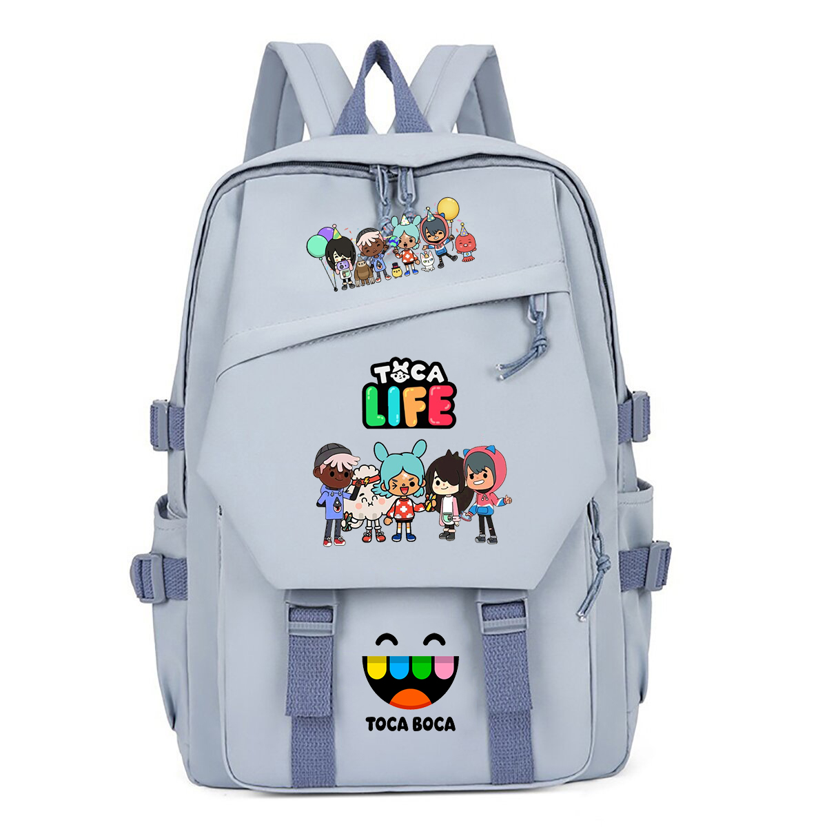 Korean Lifestyle Student - Toca Life World Print Backpack Children