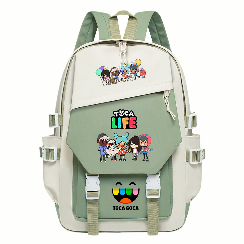 Toca Life World Print Backpack - огляд і ціна Korean Lifestyle Student